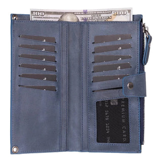 Bouletta Cell Phone Crossbody Bag Lozan Askılı, Telefon Bölmeli Deri Cüzdan Premium Koruma