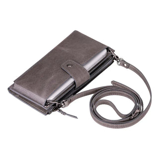 Bouletta Cell Phone Crossbody Bag Lozan Askılı, Telefon Bölmeli Deri Cüzdan Premium Koruma