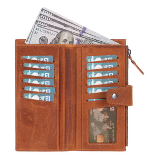 Bouletta Wallet Moccasin Lozan Hanger Leather Wallet Premium Koruma