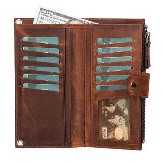 Bouletta Cell Phone Crossbody Bag Lozan Strap Leather Crossbody Wallet Premium Koruma