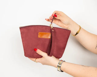 Bouletta Makeup Bag Luna Leather Makeup Bag Premium Koruma