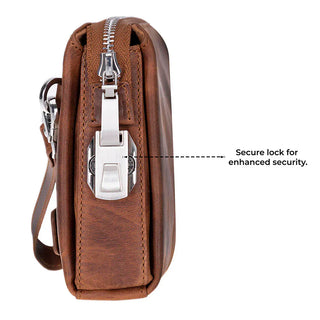 Bouletta Men's Handbag Lupus Leather Clutch Bag Premium Koruma