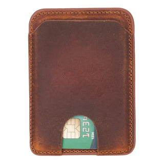 Bouletta Card Holder MagFit Leather Magnetic Card Holder Premium Koruma