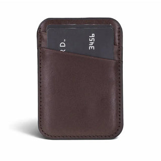 Bouletta Card Holder Espresso Brown Maggy Fit CC Leather Magnetic Card Holder Premium Koruma