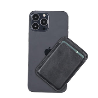 Apple iPhone Serisi için Maggy Mıknatıslı Deri Kartlık