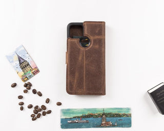 Bouletta Phone Case Magic Google Pixel 5 Detachable Leather Wallet Case Premium Koruma