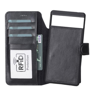 Bouletta Phone Case Magic Google Pixel 6 Pro Detachable Leather Wallet Case Premium Koruma