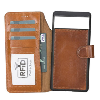 Bouletta Phone Case Magic Google Pixel 6 Pro Detachable Leather Wallet Case Premium Koruma