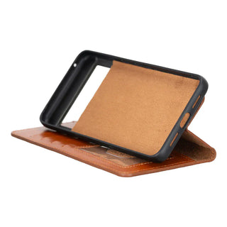 Bouletta Phone Case Magic Google Pixel 8 Detachable Leather Wallet Case Premium Koruma