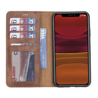 Bouletta Phone Case Magic iPhone 11 Detachable Leather Wallet Case Premium Koruma