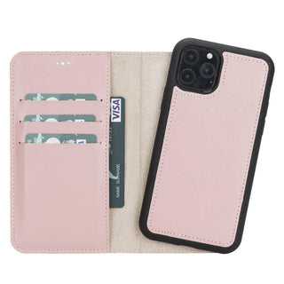 Bouletta Phone Case Pink Magic iPhone 11 Pro Max Detachable Leather Wallet Case Premium Koruma
