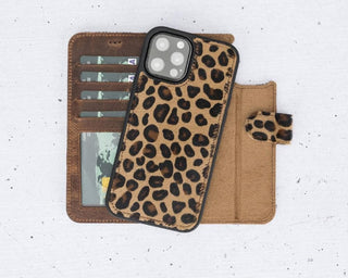 Bouletta Phone Case Magic iPhone 12 / 12 Pro Detachable Leather Wallet Case Premium Koruma