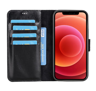 Bouletta Phone Case Magic iPhone 12 / 12 Pro Detachable Leather Wallet Case Premium Koruma
