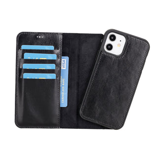 Bouletta Phone Case Magic iPhone 12 / 12 Pro Detachable Leather Wallet Case Premium Koruma