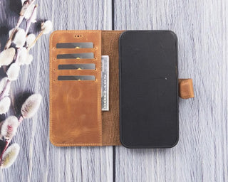 Bouletta Phone Case Magic iPhone 12 / 12 Pro Detachable Leather Wallet Case Premium Koruma