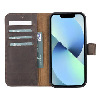 Bouletta Phone Case Magic iPhone 12 Mini Detachable Leather Wallet Case Premium Koruma