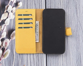 Bouletta Phone Case Magic iPhone 12 Mini Detachable Leather Wallet Case Premium Koruma