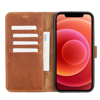 Bouletta Phone Case Magic iPhone 12 Pro Max Detachable Leather Wallet Case Premium Koruma