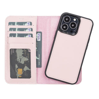 Bouletta Phone Case Pink Magic iPhone 13 Detachable Leather Wallet Case Premium Koruma
