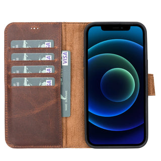 Bouletta Phone Case Magic iPhone 13 Pro Detachable Leather Wallet Case Premium Koruma