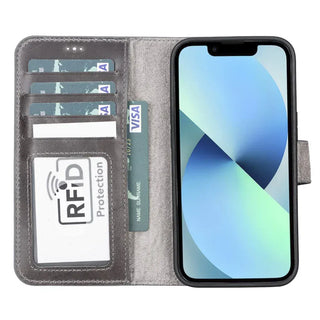 Bouletta Phone Case Magic iPhone 13 Pro Detachable Leather Wallet Case Premium Koruma