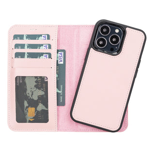 Bouletta Phone Case Nude Magic iPhone 13 Pro Detachable Leather Wallet Case Premium Koruma
