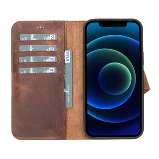 Bouletta Phone Case Magic iPhone 13 Pro Max Detachable Leather Wallet Case Premium Koruma