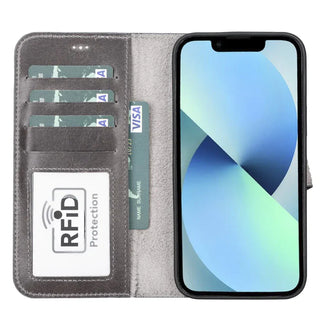 Bouletta Phone Case Magic iPhone 13 Pro Max Detachable Leather Wallet Case Premium Koruma