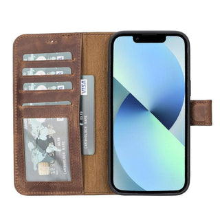 Bouletta Phone Case Magic iPhone 14 Plus Detachable Leather Wallet Case Premium Koruma