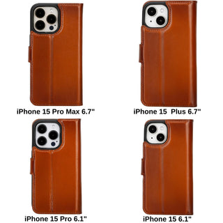 Bouletta Phone Case Magic iPhone 15 Plus Detachable Leather Wallet Case Premium Koruma