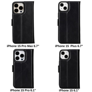 Bouletta Phone Case Magic iPhone 15 Plus Detachable Leather Wallet Case Premium Koruma