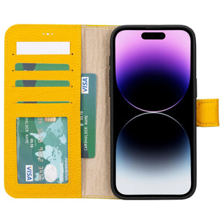 Bouletta Phone Case Magic iPhone 15 Plus Detachable Leather Wallet Case Premium Koruma