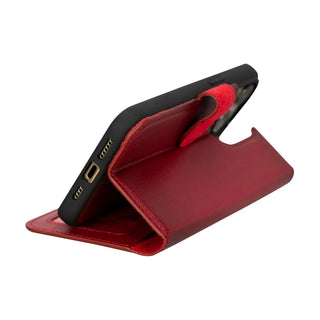 Bouletta Phone Case Magic iPhone 15 Pro Max Detachable Leather Wallet Case Premium Koruma