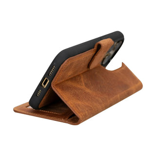 Bouletta Phone Case Magic iPhone 15 Pro Max Detachable Leather Wallet Case Premium Koruma