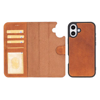 Bouletta Phone Case Magic iPhone 16 Detachable Leather Wallet Case Premium Koruma