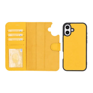 Bouletta Phone Case Magic iPhone 16 Detachable Leather Wallet Case Premium Koruma