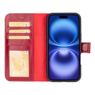 Bouletta Phone Case Magic iPhone 16 Detachable Leather Wallet Case Premium Koruma