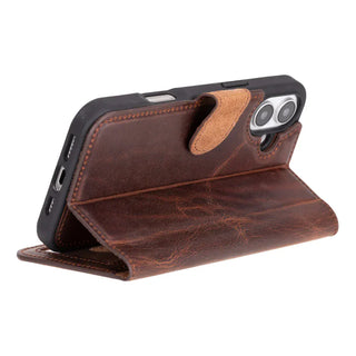 Bouletta Phone Case Magic iPhone 16 Plus Detachable Leather Wallet Case Premium Koruma