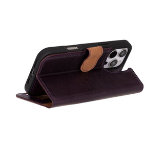 Bouletta Phone Case Magic iPhone 16 Pro Detachable Leather Wallet Case Premium Koruma