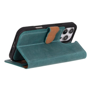 Bouletta Phone Case Magic iPhone 16 Pro Detachable Leather Wallet Case Premium Koruma