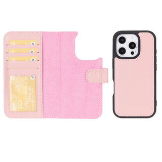 Bouletta Phone Case Magic iPhone 16 Pro Detachable Leather Wallet Case Premium Koruma