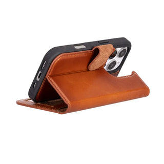 Bouletta Phone Case Magic iPhone 16 Pro Detachable Leather Wallet Case Premium Koruma