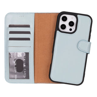 Bouletta Phone Case Ivoria Magic iPhone 16 Pro Detachable Leather Wallet Case Premium Koruma