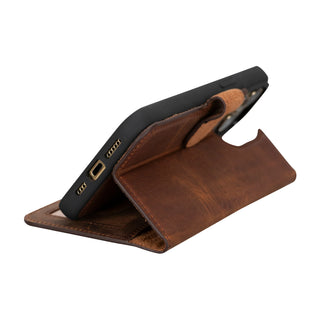 Bouletta Phone Case Magic iPhone 16 Pro Max Leather Detachable Wallet Case Premium Koruma