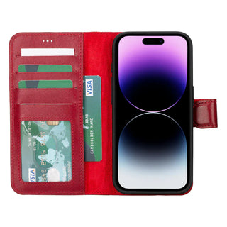 Bouletta Phone Case Magic iPhone 16 Pro Max Leather Detachable Wallet Case Premium Koruma