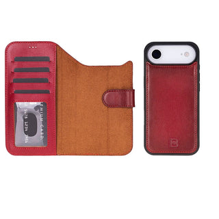 Bouletta Phone Case Magic iPhone 17 Air Detachable Leather Wallet Case Premium Koruma
