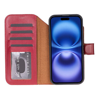 Bouletta Phone Case Magic iPhone 17 Air Detachable Leather Wallet Case Premium Koruma
