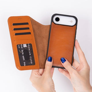 Bouletta Phone Case Magic iPhone 17 Air Detachable Leather Wallet Case Premium Koruma