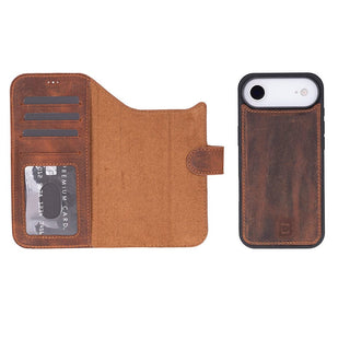 Bouletta Phone Case Magic iPhone 17 Air Detachable Leather Wallet Case Premium Koruma
