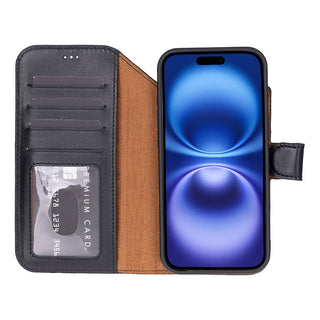 Bouletta Phone Case Magic iPhone 17 Air Detachable Leather Wallet Case Premium Koruma